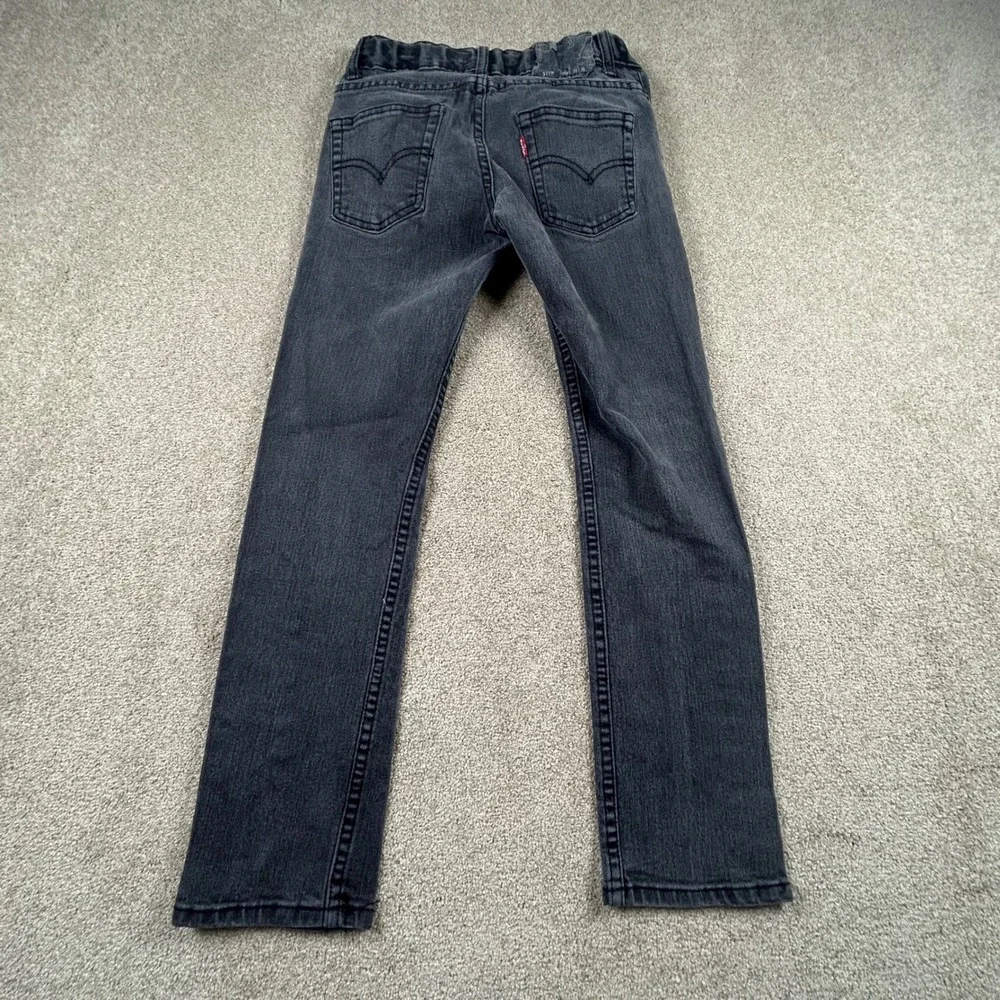 Levis 511 Slim Jeans‎ Faded Black Denim 10 REG W25 x L25 5-Pocket Pants